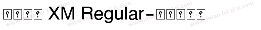 华文魏碑 XM Regular字体转换